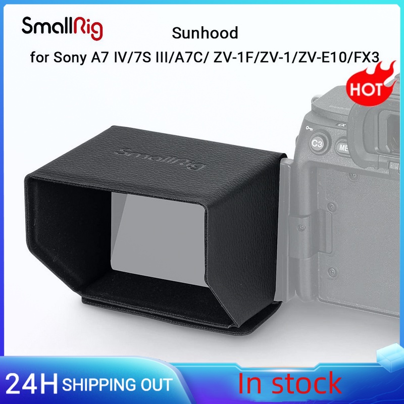 SmallRig 3206 Sunhood สําหรับ Sony A7 IV / A7S III / A7C / ZV-1F / ZV-E10 / FX3 กล้อง Rig หน้าจอ Hoo