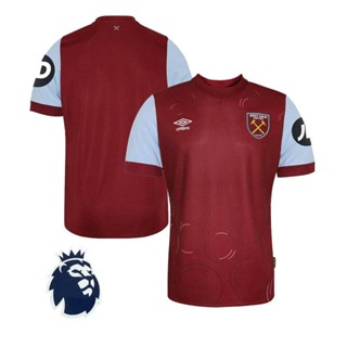 เสื้อกีฬาแขนสั้น ลายทีมเหย้า West Ham 2023 2024