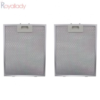 #ROYALLADY#Filter อะไหล่จาระบี สเตนเลส ขนาด 320x260x9 มม. แบบเปลี่ยน 2 ชิ้น