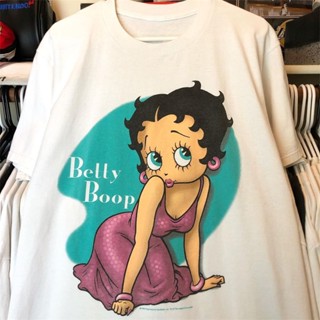 [พร้อมส่ง] เสื้อยืดแขนสั้น พิมพ์ลายการ์ตูน Betty boop Betty Doll สไตล์ฮิปฮอป สําหรับผู้ชาย และผู้หญิง