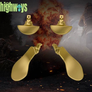 อะไหล่มือจับเกม โลหะ แบบเปลี่ยน สําหรับจอยเกม PS5 Elite 4 ชิ้น [highways.th]