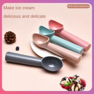 Creative Ice Cream Balls Spoon Fruit Digger Tool To Dig Ice Hockey Scoop Ice Cream Ball Scoop Easy To Clean Thickened Plastic Ice Cream Scoop Home Tools [COD]