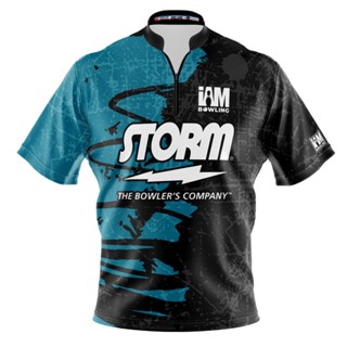 Storm DS เสื้อโปโล แขนสั้น พิมพ์ลายโบว์ลิ่ง 2146-ST 3D