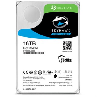 Seagate Skyhawk AI ฮาร์ดดิสก์ไดรฟ์กล้องวงจรปิด 16TB HDD