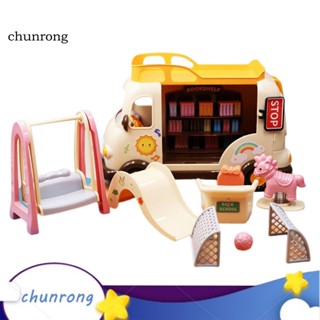 Chunrong โมเดลชั้นวางหนังสือ ขนาดเล็ก ของเล่นบทบาทสมมติ สําหรับบ้านตุ๊กตา 1 ชุด