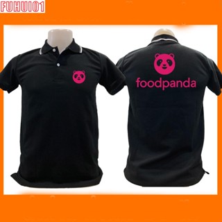 (Fuhui01) เสื้อโปโล foodpanda ฟู้ดแพนด้า Delivery เสื้อคอปก ผ้าดี หนานุ่ม ใส่สบาย ใส่ได้ทั้ง ช/ญ