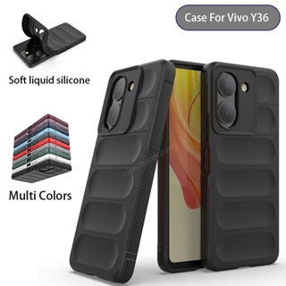 เคสโทรศัพท์ซิลิโคน TPU แบบนิ่ม เป็นมิตรกับผิวหนัง สําหรับ vivo Y36 5G 4G 2023 Y36 Y 36