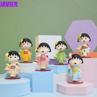 JAVIER โมเดลฟิกเกอร์การ์ตูน Chibi Maruko Kawaii น่ารัก เหมาะกับของขวัญ ของเล่นสําหรับเด็ก