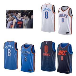 Oklahoma City Thunder #8  Alex Afrines เสื้อสเวตเตอร์ของเสื้อบาสเก็ตบอล NBA Jersey