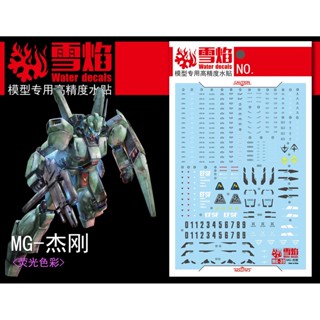 สติกเกอร์เรืองแสง XUEYAN MG 1/100 RGM-89 Jegan