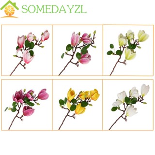 Somedayzl ช่อดอกแมกโนเลียจําลอง หรูหรา สําหรับตกแต่งบ้าน งานแต่งงาน