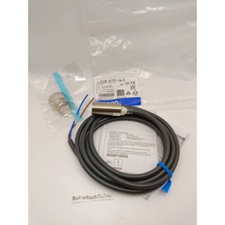 แท้ สุดคุ้ม แท้ Proximity Switch E2E-X7D1-N-Z พร็อกซิมิตี้เซ็นเซอร์จับโลหะ 2สาย DC M18 ชนิด NO ระยะจับ 7มิล ไทยของใหมี