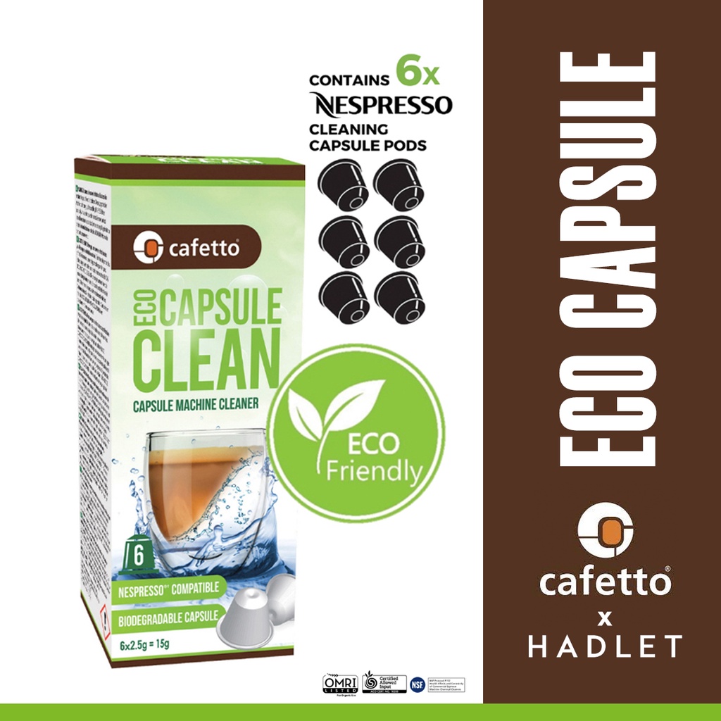 Cafetto Eco Capsule Clean [6 แคปซูล]