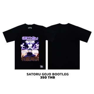  พิมพ์ลาย #ถูกสุด Tee เสื้อยืดสกรีนSATORU GOJO BOOTLEG cotton comb100% BAD COMPANY