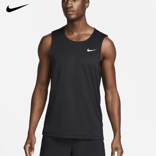 Nike DRI-FIT พร้อมส่ง เสื้อกล้าม ระบายอากาศ แบบแห้งเร็ว สําหรับผู้ชาย DV9814