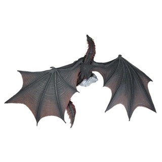 ☁☸☾❀∋ โมเดลฟิกเกอร์ PVC รูปมังกร Game of Thrones Black Drogon Flame McFARLANE 1 OX5L