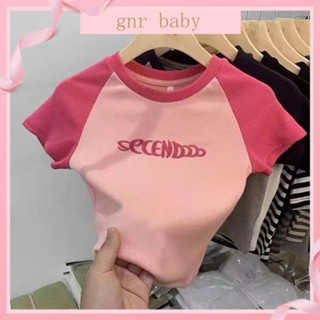 🍓GNR BABY🫐เสื้อยืดแขนสั้น สําหรับเด็ก