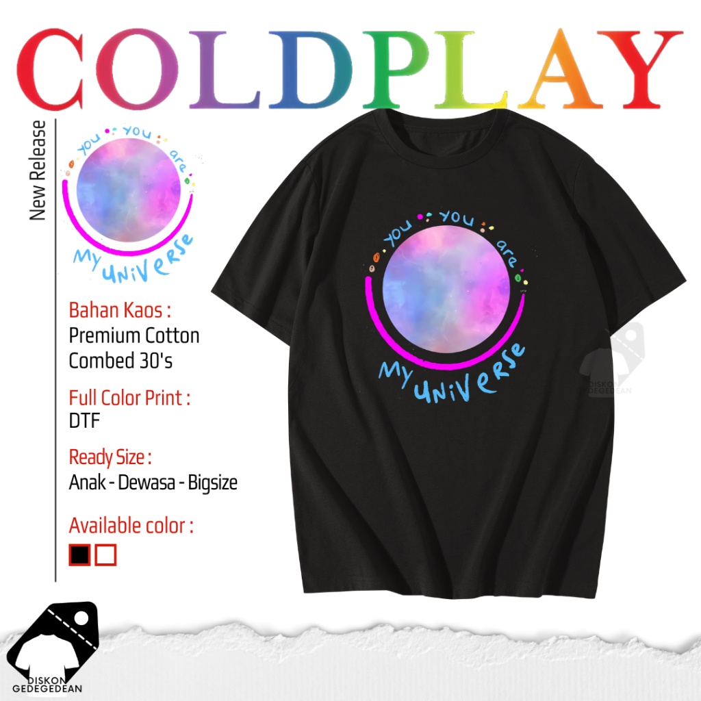 แฟชั่น เสื้อยืด Coldplay - Coldplay - เสื้อ Coldplay - Coldpay Type 7