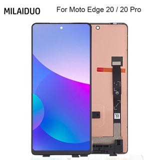 แผงหน้าจอสัมผัสดิจิทัล Lcd สําหรับ Moto Edge 20 XT2143-1 Moto Edge 20 pro XT2153-1