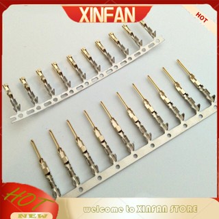 Xinfan ขั้วต่อทองแดง ชุบทอง 2.54 มม. 200 ชิ้น