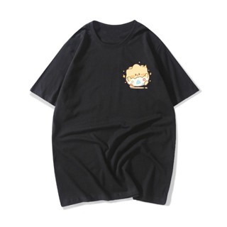 New Togepi Message Cotton Short Sleeve T-Shirt, Unisex, ใส่สบาย