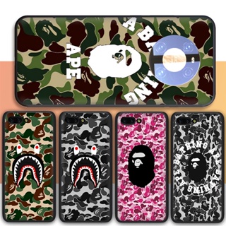 เคสโทรศัพท์มือถือ ซิลิโคนนุ่ม ลายโลโก้ Bape ยอดนิยม 3IR สําหรับ OPPO A17K A35 A53s A53 A32 A54 A54s A55 A53s A57 A57S A57E A77 A77S