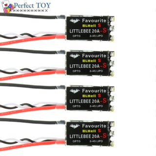 Ps ขายดี FVT Favourite 20A Littlebee 20A-S Esc BLHeli_S OPTO 2-4S รองรับ Mulitshot Oneshot125 Oneshot42 4 ชิ้น