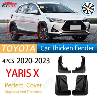 บังโคลนหน้า หลัง กันชน กันฝุ่น อุปกรณ์เสริม สําหรับตกแต่งรถยนต์ Toyota Yaris 2020-2023