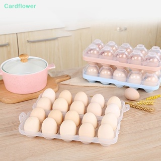 &lt;Cardflower&gt; กล่องเก็บไข่ แบบใส 10 ช่อง สําหรับตู้เย็น ห้องครัว ลดราคา