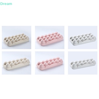 &lt;Dream&gt; กล่องเก็บไข่ ป้องกันการชนกัน กล่องเก็บไข่ การเก็บรักษา ด้วยคลิปฝาปิด สามารถซ้อนทับได้ ตู้เย็น กรอบลดราคา