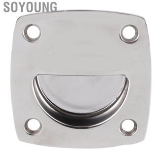 Soyoung Rectangular Grip Marine Flush Lifting Handle Easy And Quick Installation for Boat Deck Yachts Fishing Boats