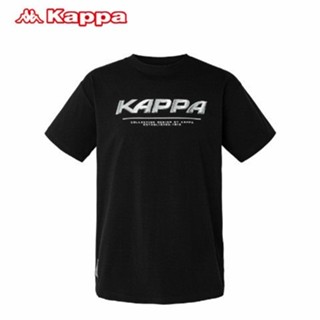 K KAPPA ใหม่ เสื้อยืดลําลอง แขนสั้น พิมพ์ลาย สําหรับผู้ชาย เหมาะกับการเล่นกีฬา K0B32TD02F