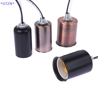 Utzn&gt; E27 E14 ฐานสกรูเซรามิค สําหรับใส่หลอดไฟ Led