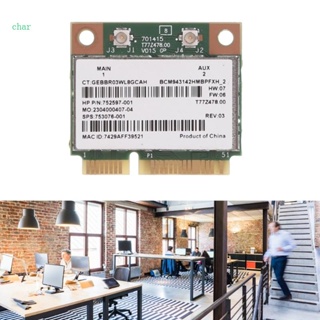 การ์ดเครือข่าย WLAN BT4 0+HS BCM943142Hm การ์ดเครือข่ายไร้สาย พร้อม PCIExpress Half Mini Card สําหรับ 430 440 445 450