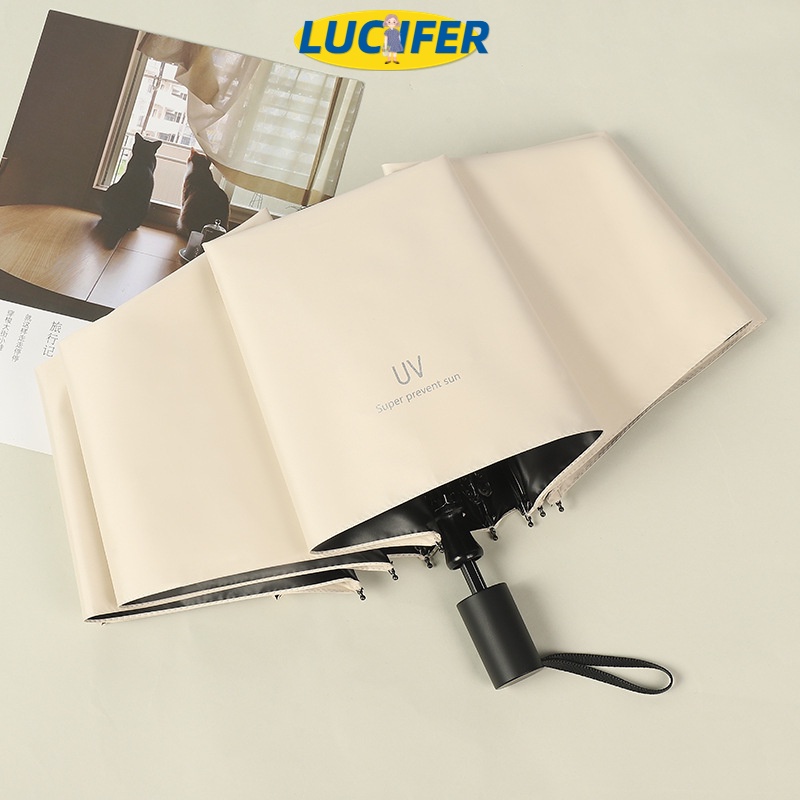 Lucifer 🌂ร่ม ร่มกันยูวี ร่มกันแดด กันแสง กันแดด กันฝน ขนาดเล็ก น้ำหนักเบา