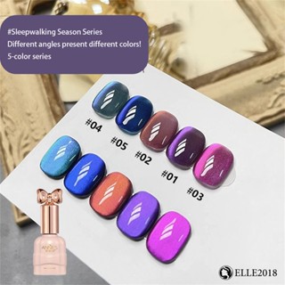 ANNIES 2023 New Gem Cat Eye Gel Cat Eye Gel Laser Nail Polish Gel Nail Glue 【elle20181_th】