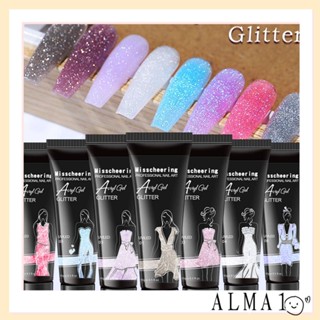ALMA ยาทาเล็บเจล ไฮบริด กึ่งถาวร หลากสี สําหรับตกแต่งเล็บ 2 ชิ้น
