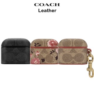 Coach Leather เคสหนังกันกระแทกเกรดพรีเมี่ยม เคสสำหรับ AirPods3/AirPods Pro/Pro2 (ของแท้100%)