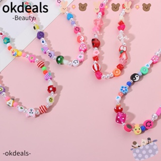 OKDEALS เครื่องประดับ สร้อยคอ ประดับลูกปัดไข่มุก สไตล์โบฮีเมียน แฟชั่นสําหรับผู้หญิง