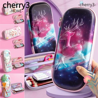 Cherry3 กล่องดินสอ EVA กันน้ํา 3D สําหรับใส่เครื่องเขียน