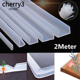 CHERRY3 แถบยาง รูปตัว U หลายขนาด 2 เมตร สําหรับติดขอบกระจก
