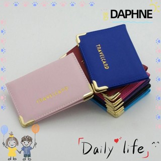 Daphne กระเป๋าหนัง PU สําหรับใส่หนังสือเดินทาง เอกสาร เหมาะกับการเดินทาง