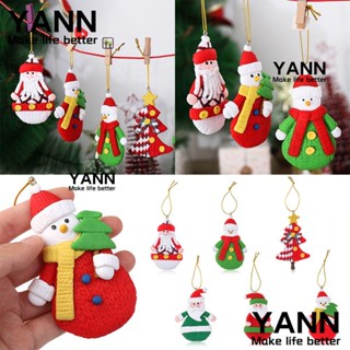 YANN1 จี้ซานตาคลอส สําหรับแขวนตกแต่งต้นคริสต์มาส DIY