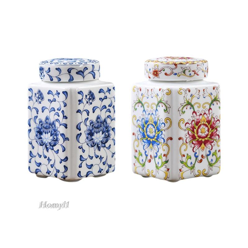 [Homyl1 ] โถขิง กระป ๋ องชา การจัดดอกไม ้ ขวดวัดพอร ์ ซเลน