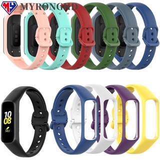 Myronghd สายนาฬิกาข้อมือยางซิลิโคน แบบเปลี่ยน สําหรับ Samsung Galaxy Fit-e R375