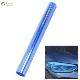 สติกเกอร์ฟิล์ม กันน้ํา สีฟ้าอ่อน สําหรับติดไฟหน้ารถยนต์