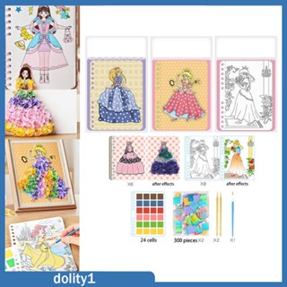 [Dolity1] สติกเกอร์ รูปตุ๊กตาเจ้าหญิง สําหรับตกแต่งวันเกิดเด็ก