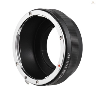 Fw FOTGA Manual Lens Mount Adapter Ring Aluminum Alloy for  EOS EF/EFS Mount Lens to Fuji X-Pro1/X-E1/X-E2/X-A1/X-M1/X-T1 X-Mount Mirrorless Camera