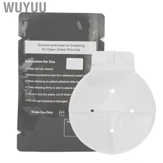 Wuyuu Vented   4 Hole Excellent Sealing Portable Prevent Air Entering Reasonable Structure Wound Dressing for Outdoor