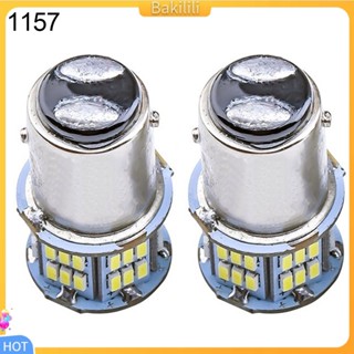 {Bakilili} หลอดไฟเลี้ยว LED DC 12V 1156/1157 BA15S P21W 3014 54SMD สําหรับรถยนต์ 2 ชิ้น